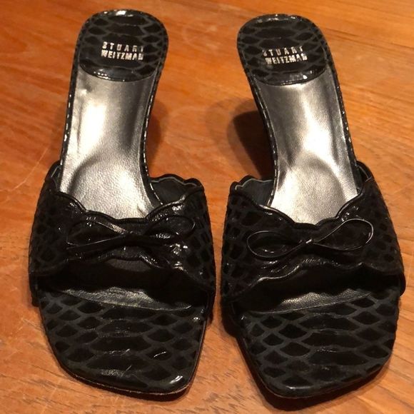 Stuart Weitzman Shoes - Stuart Weitzman black sandal Size 7 Made in Spain